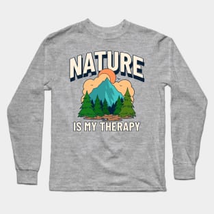 nature is my therapy Long Sleeve T-Shirt
